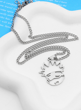 五条悟可爱q版项链咒术回战动漫5t5周边挂件二次元钛钢吊坠