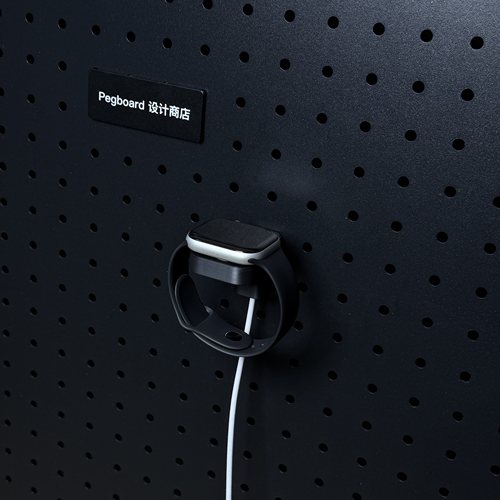 适配宜家洞洞板配件圆孔洞洞板苹果手表充电支架apple watch支架 - 图0