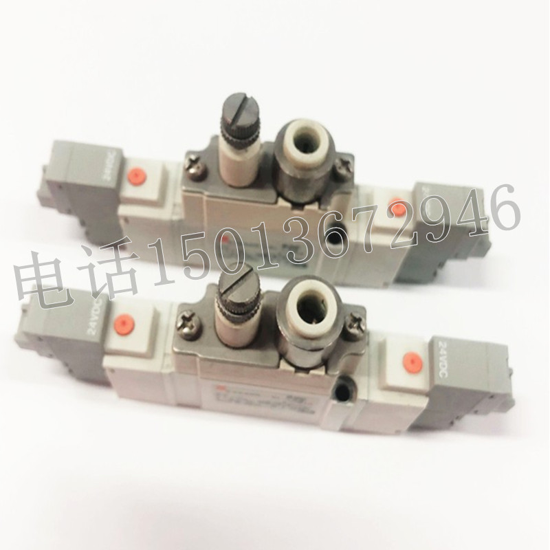SMC原装进口电磁控制阀SY5A2R-5L-C6-X10气动阀双线圈DC24V - 图0