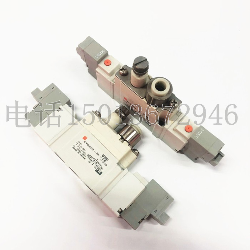 SMC原装进口电磁控制阀SY5A2R-5L-C6-X10气动阀双线圈DC24V - 图3