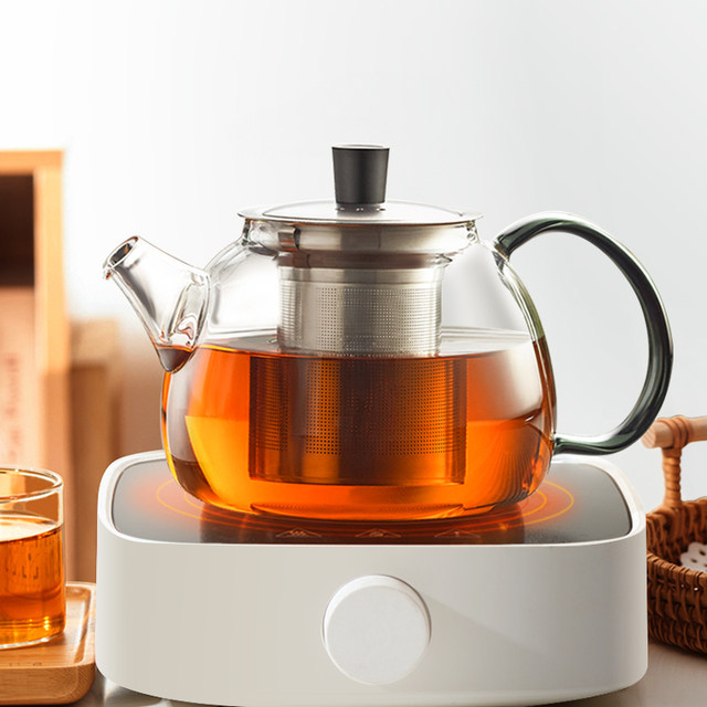High temperature resistant glass teapot