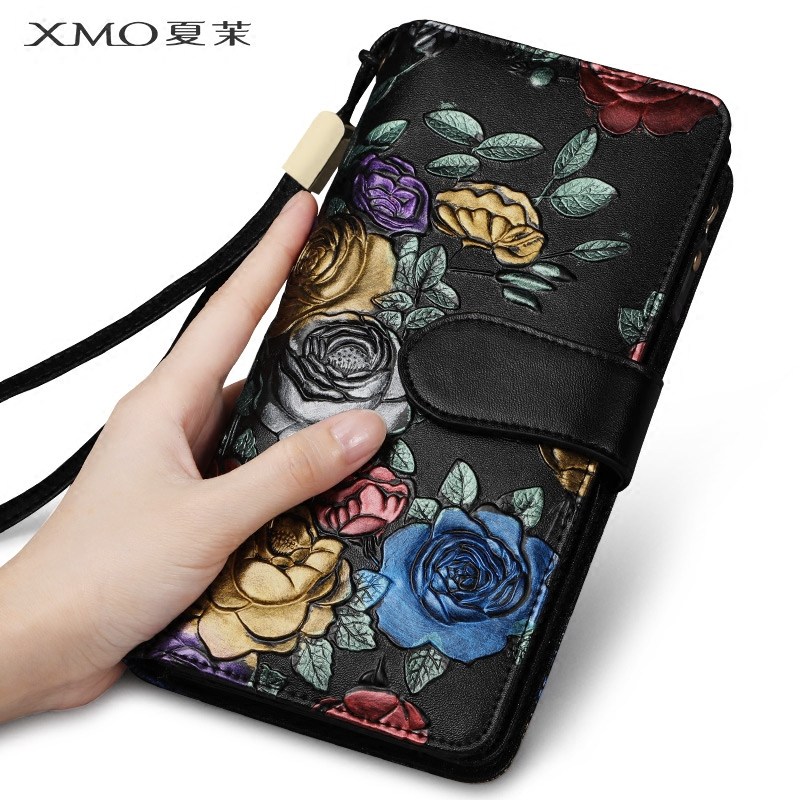 2020新款女士大容量长款卡包钱包 夏茉坤图钱包