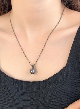 S925银万能扣头叠带时尚高级感项链diy链头双环百搭珍珠扣现货