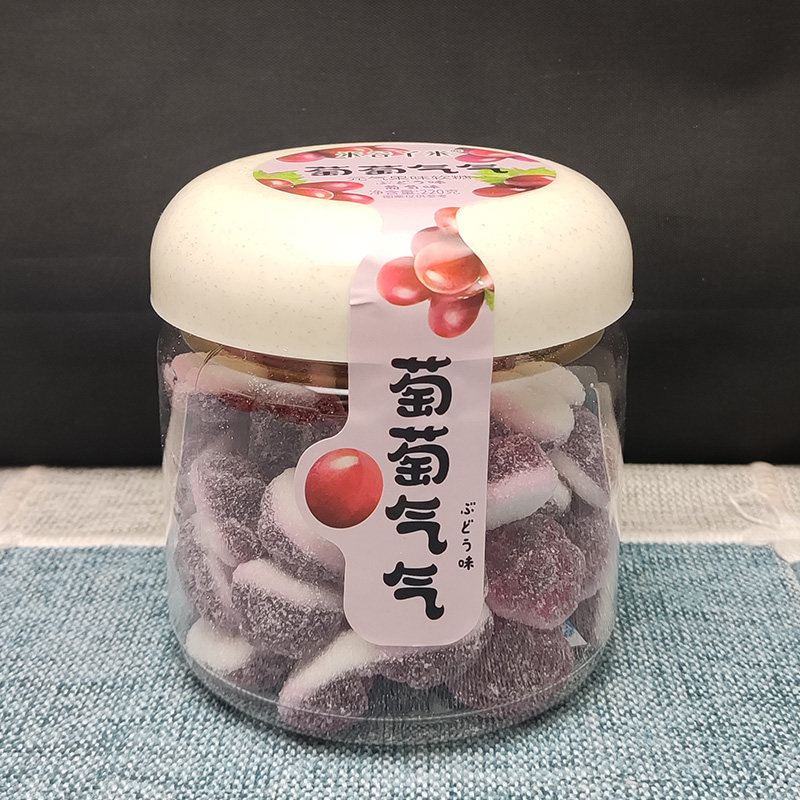 国产米谷丫米元气果味软糖220g罐装葡萄味/草莓味/白桃味/桔子味,淘宝优惠券,粉丝福利购,淘宝优惠卷