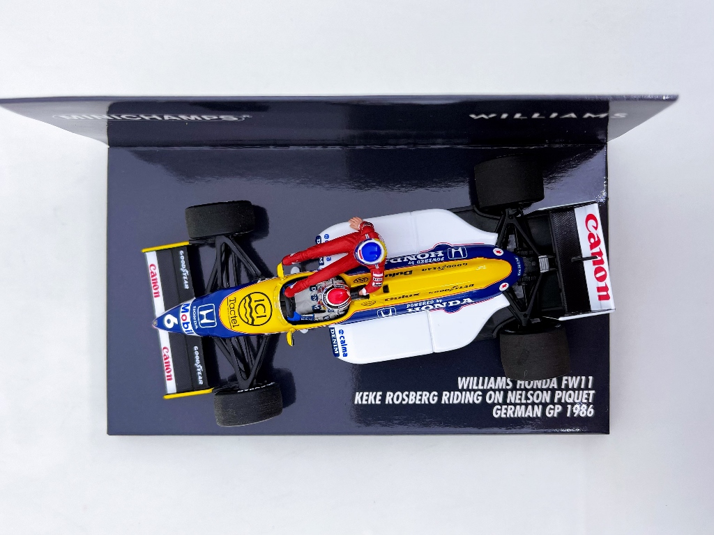 全新 迷你切 F1 车模 1/43 1986 FW11 K罗斯伯格&皮奎特 德国 - 图2