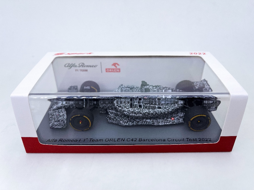 全新 SPARK F1 车模 1/43 2022 C42 库比卡 巴塞罗那 测试车 - 图2