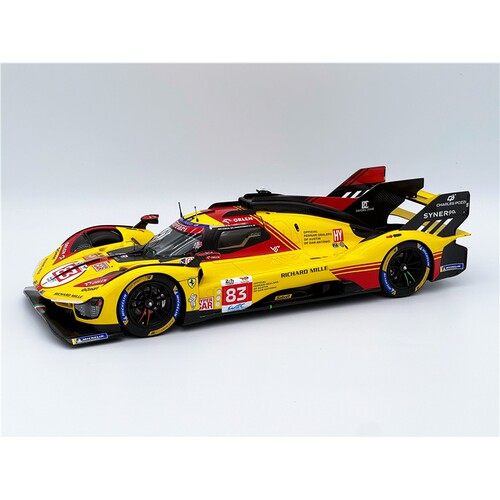 全新 LookSmart F1 车模 1/18 2024 499P #83 勒芒 叶一飞车组 - 图1