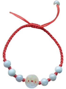 送宝宝男女手链防四眼细满月百日