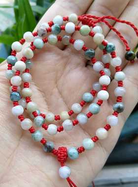 天然玉石通用红绳项链特价瑕疵