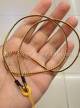 手工原创编织加长项绳