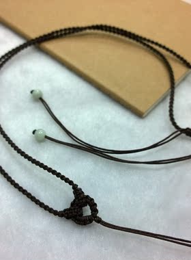 原创编织手作风项绳编织