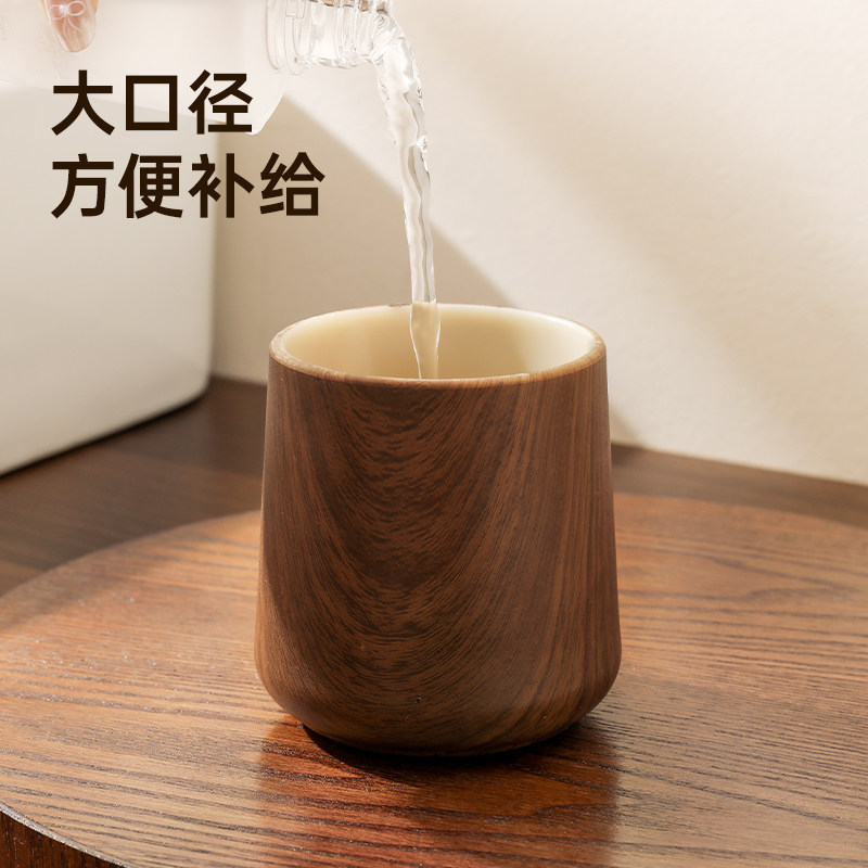 半岛良品胡桃木纹按压式起泡瓶沐浴露起泡器洗发水泡沫瓶洗手液瓶,淘宝优惠券,粉丝福利购,淘宝优惠卷