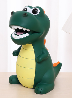 网红卡通恐龙可进出存钱罐摆件