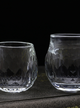 佛堂供杯供佛水晶莲花水杯