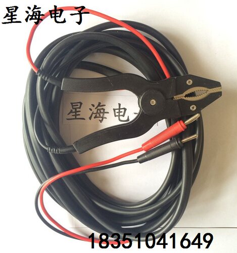 20A/30A/50A纯铜测试钳带线鳄鱼夹10KV直流电阻回路测试仪连接线 - 图3