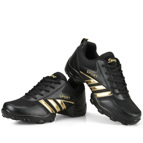 优美妮 2023 Summer Plaza Dance Shoess мягкие волны Breathwater Современные танцевальные туфли аудитально танце