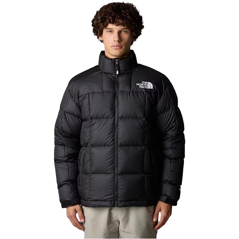 代购THE NORTH FACE北面男士羽绒服保暖防风防水黑色连帽长袖 - 图0