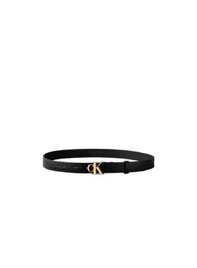 海外代购Calvin Klein/凯文克莱女士腰带百搭收腰压纹金属扣头