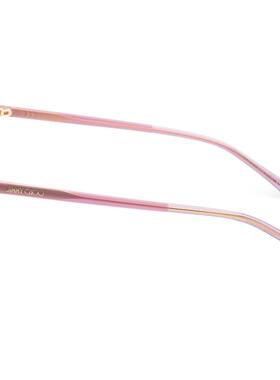 代购Jimmy Choo女士太阳镜防紫外线UV防护遮光清晰视野方形紫色