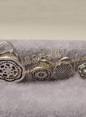 diy高档纯银手串项链挂饰小吊坠