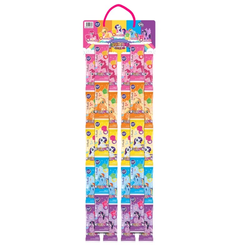 Tim Lok Cartoon Ultraman My Little Pony Gummy Ring Candy Children's Gummy Candy Hero Ring Candy Snacks