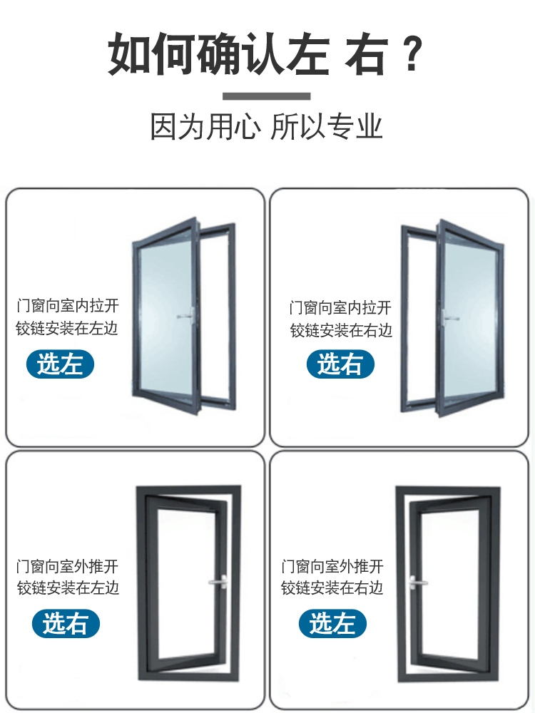 老式塑钢门窗专用铰链内外平开窗户合页阳台厕所朔钢折页合叶配件 - 图2