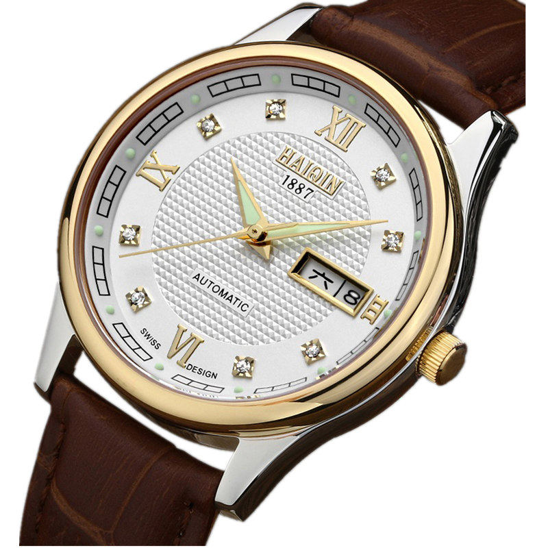 正品男士时尚防水男表 haiqin海琴国如国产腕表