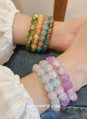 多巴胺串珠小众琉璃时尚