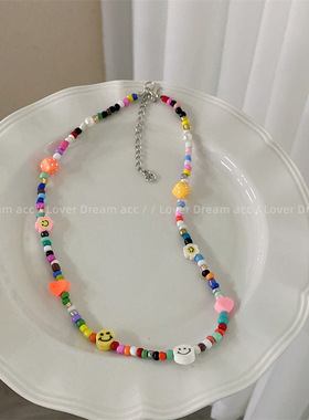 韩国骰子项链甜美项饰