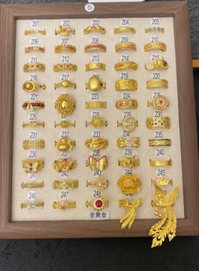 5开口戒指活口新中式国潮风精工轻奢百搭小众精美素款对戒送礼物