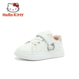 Hello Kitty, демисезонные кроссовки, нескользящие дышащие повседневные белые кеды, мягкая подошва, подходят для подростков