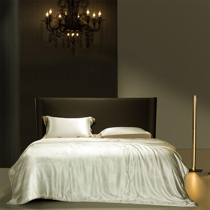 奢华100%真丝桑蚕丝被四季通用被芯 欣恋家纺蚕丝被