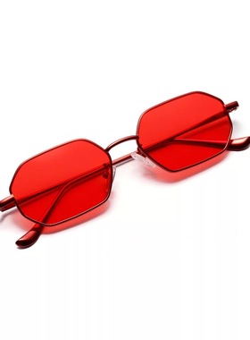 多边形靓仔墨镜怀旧太阳镜