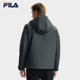 85鸭绒轻薄款FILA斐乐男士羽绒服2025冬新款商务基础保暖连帽外套