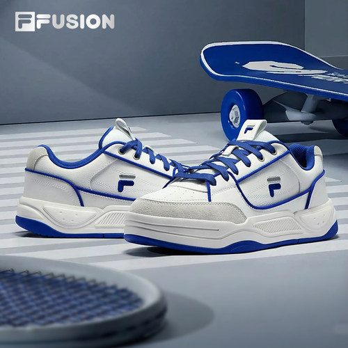 FILA FUSION斐乐潮牌BANK 2板鞋男子2026新款休闲鞋情侣小白鞋女 - 图3