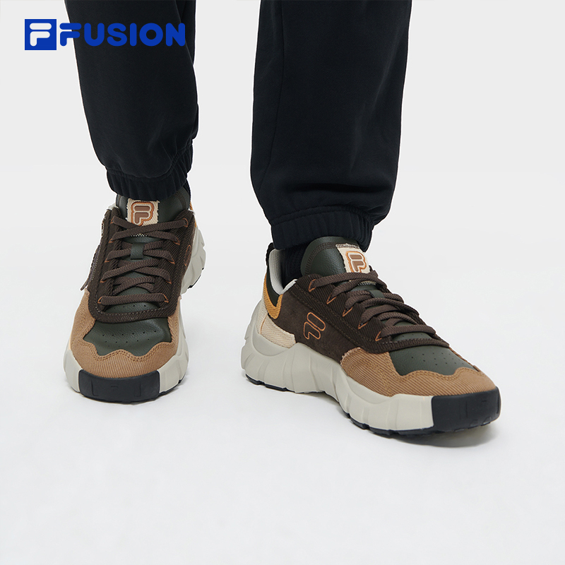 FILA FUSION斐乐潮牌男鞋老爹鞋脊骨鞋2024春季新款休闲鞋运动鞋 - 图3