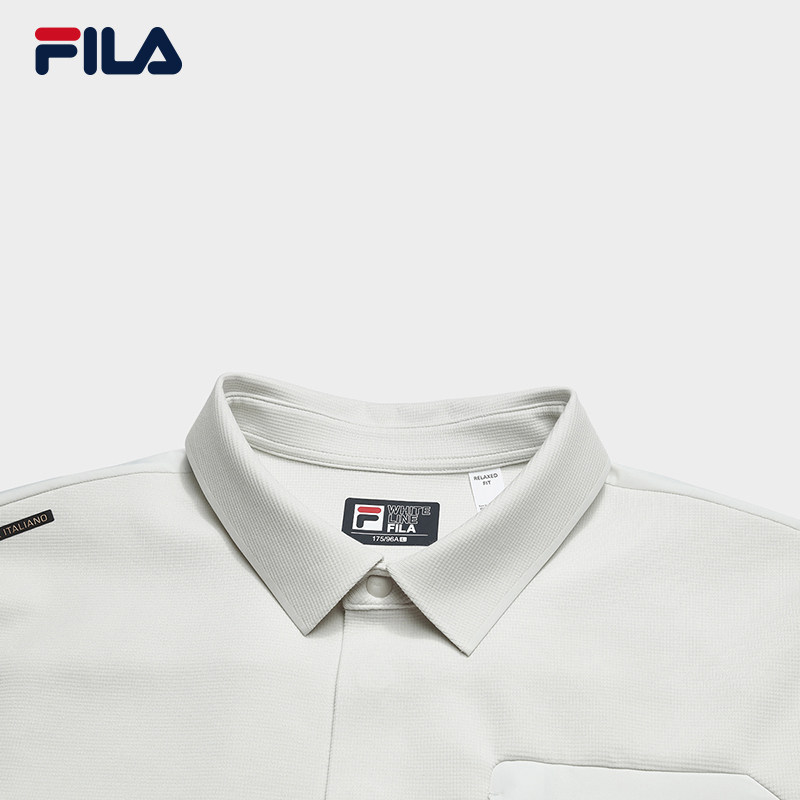 FILA 斐乐官方男子针织长袖POLO衫2026春季新款简约休闲舒适上衣,淘宝优惠券,粉丝福利购,淘宝优惠卷