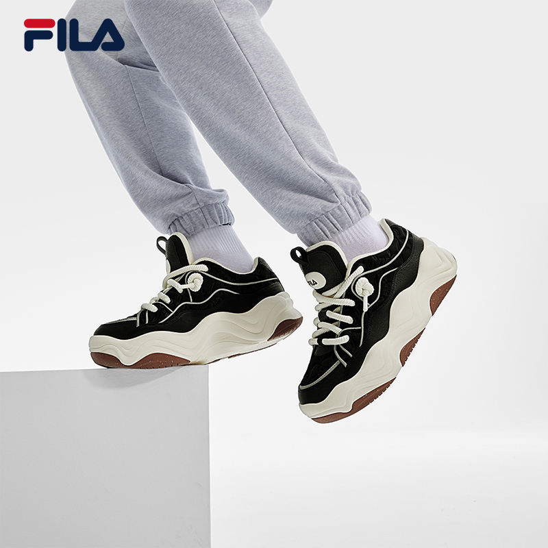 FILA 斐乐男鞋BROOK LV摩登板鞋官方旗舰正品流沙鞋时尚运动鞋