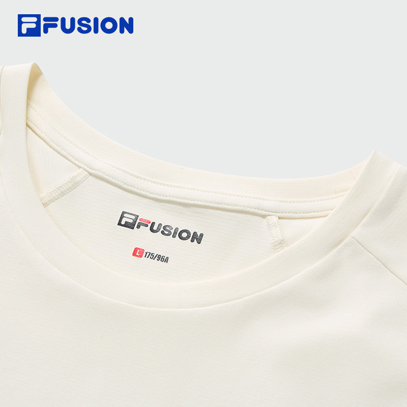 FILA FUSION斐乐潮牌男子针织短袖衫2025夏季新款时尚休闲干爽T恤,淘宝优惠券,粉丝福利购,淘宝优惠卷