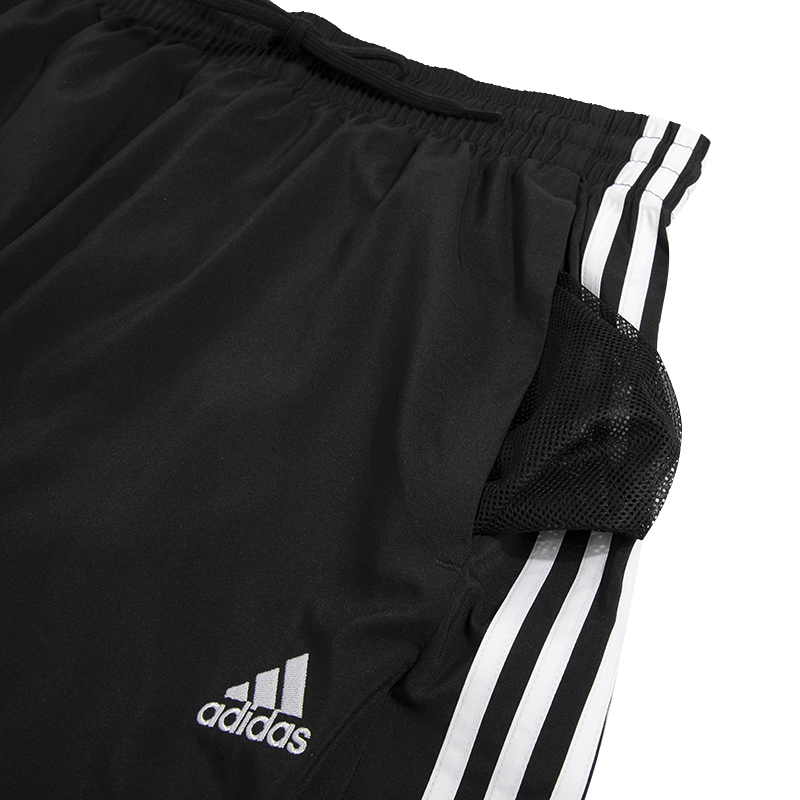 Adidas阿迪达斯男子2024夏简约条纹五分裤宽松休闲舒适短裤IC1484 - 图1