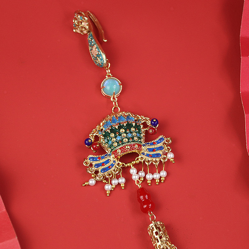 中国风非遗手工挂件珐琅彩明制凤冠旗袍汉服配饰新中式马面裙配饰,淘宝优惠券,粉丝福利购,淘宝优惠卷