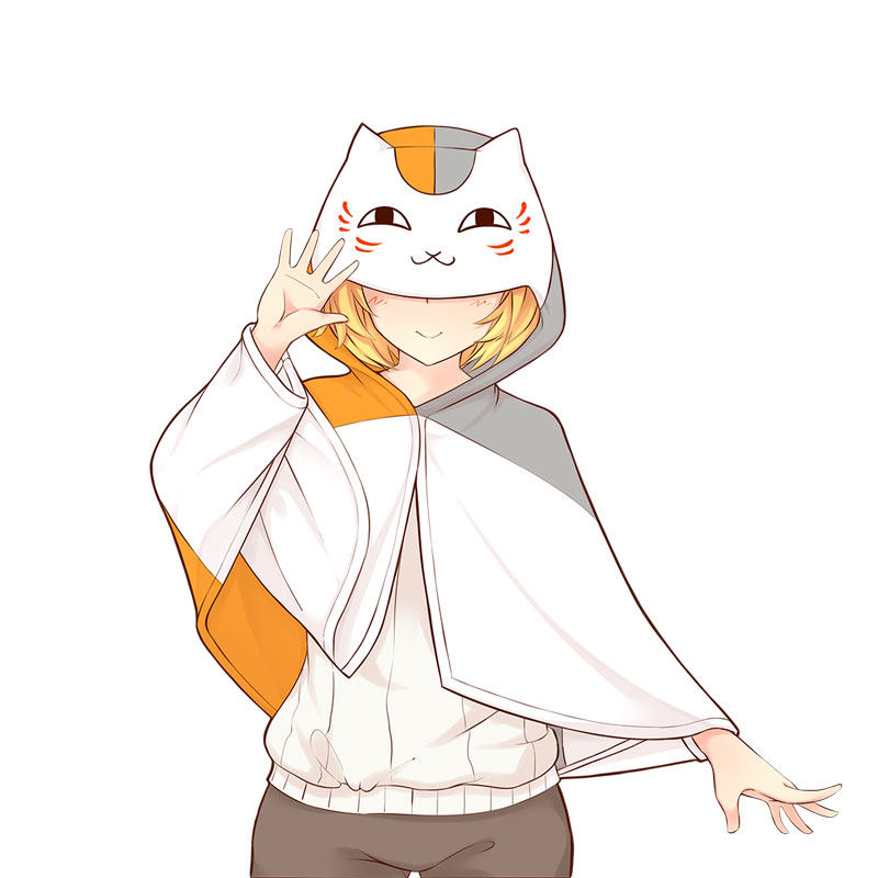 美琦动漫周边夏目猫咪披风空调毯 美琦动漫T恤/鞋帽/服装