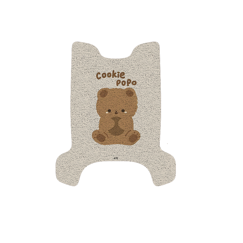 适用小刀泡泡糖国风版电动车脚垫电瓶车脚踩垫加厚卡通丝圈脚垫,淘宝优惠券,粉丝福利购,淘宝优惠卷