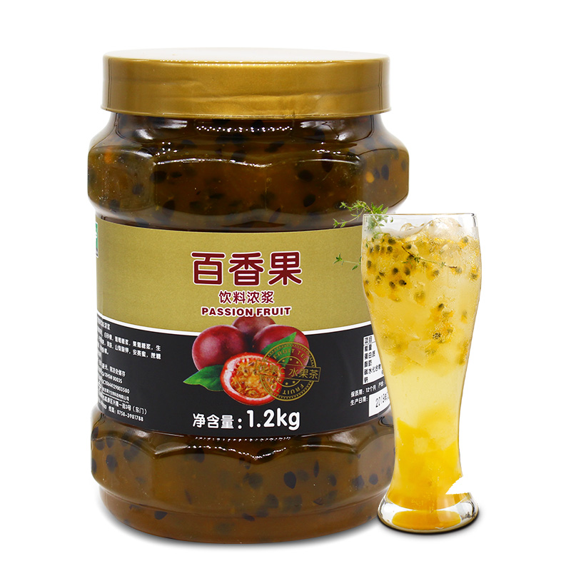 鲜活优果c百香果茶1.2kg百香果酱图片_4