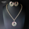 Ubedo Luxurious Full Diamond Colored Zirconia Jewelry Set