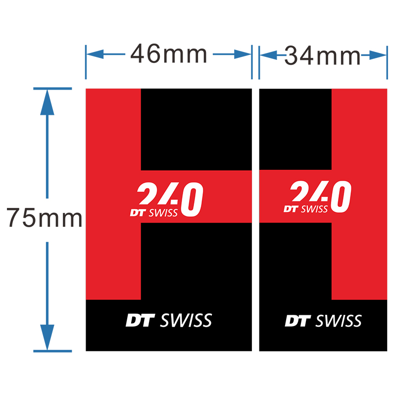 2021款READU贴纸DTSWISS240花鼓贴纸山地车自行车花鼓贴单车贴纸 - 图0