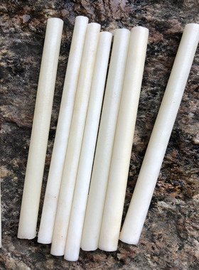 骆驼骨毛衣针环形针方针圆棒料半成品白料定制成品老透料手工制作