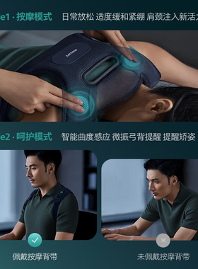 官方正品飞利浦肩颈按摩仪3601B