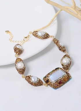 碧玺手链女轻奢高级感