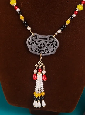 国潮首饰品马面裙配饰项链